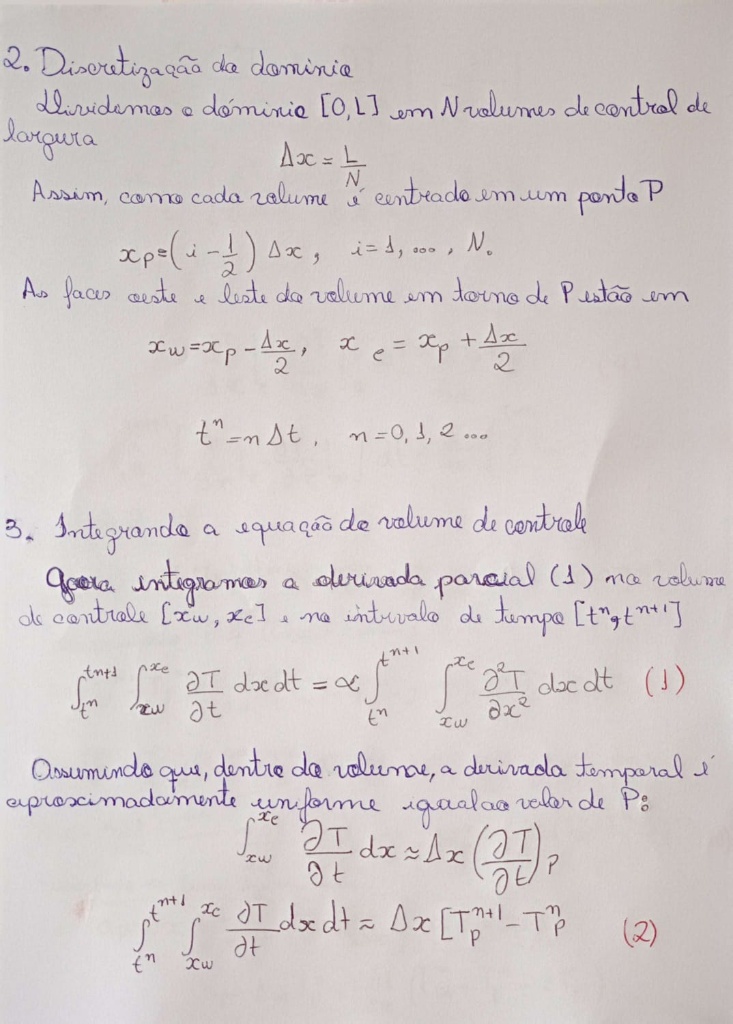 Discretização do Domínio