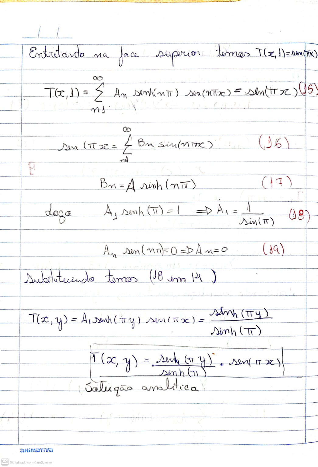 Solução Analítica - Final